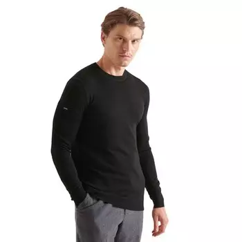 Свитер Superdry Studios Merino Crew, черный