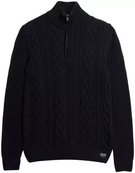 Свитер Superdry Sweater Jacob, темно-синий