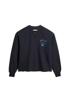 Свитер Superdry Sweatshirt Athletic, цвет marine blue/dark blue