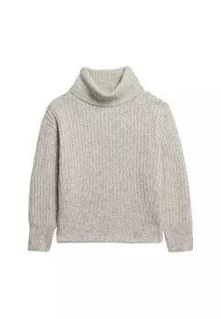 Свитер Superdry, светло-серый