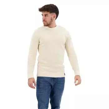 Свитер Superdry Textured Crew Neck, бежевый