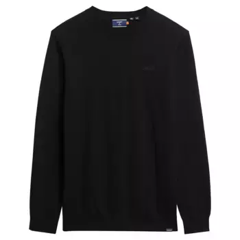 Свитер Superdry Vintage Embroidered Cash, черный