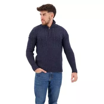 Свитер Superdry Vintage Jacob Henley Half Zip, синий