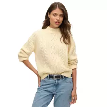 Свитер Superdry W6110575A high neck, бежевый