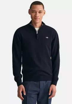 Свитер SUPERFINE HALF-ZIP GANT, морской