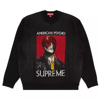 Свитер Supreme American Psycho, черный