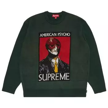 Свитер Supreme American Psycho, зеленый