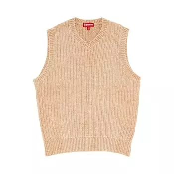 Свитер Supreme Chenille Sweater Vest Beige, желто-коричневый