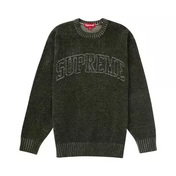 Свитер Supreme Contrast Arc Sweater, оливковый