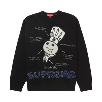 Свитер Supreme Doughboy Sweater, черный