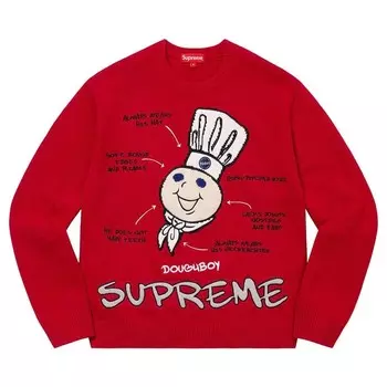 Свитер Supreme Doughboy Sweater Red, красный