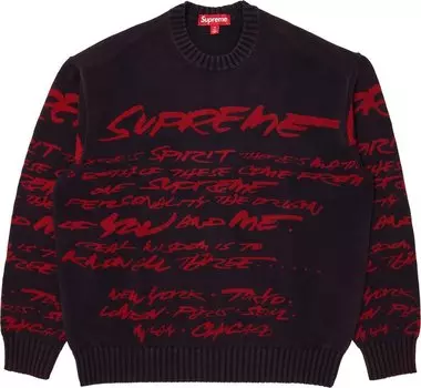 Свитер Supreme Futura 'Navy', синий