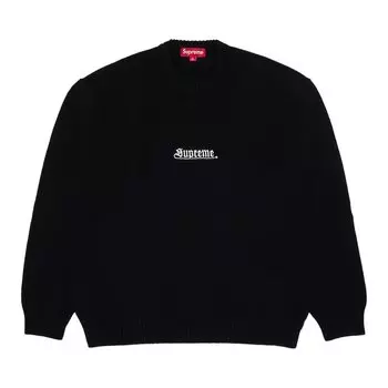 Свитер Supreme Old English Sweater, черный