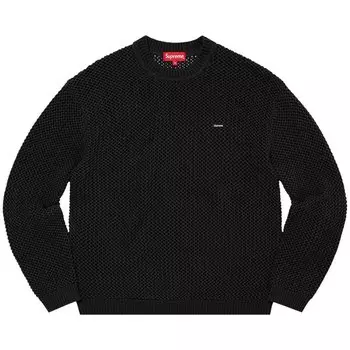Свитер Supreme Open Knit Smallbox Sweater, черный