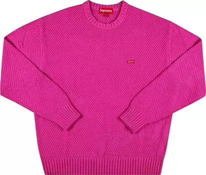 Свитер Supreme Textured Small Box Sweater 'Pink', розовый