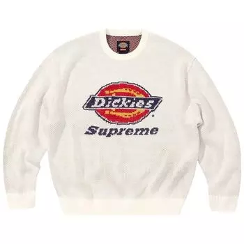 Свитер Supreme x Dickies Sweater 'White', белый
