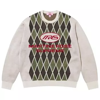 Свитер Supreme x Martine Rose Sweater Stone, кремовый