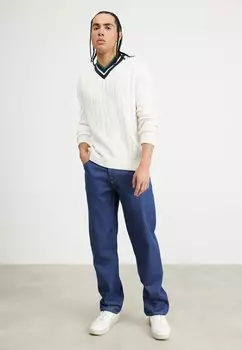 Свитер СВИТЕР УНИСЕКС С V-ОБРАЗНЫМ ВЫРЕЗОМ Tommy Jeans, старинный белый