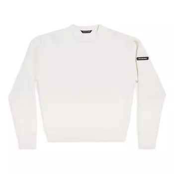 Свитер sweater 'white' Balenciaga, белый