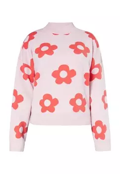 Свитер swirly, пастельный розовый