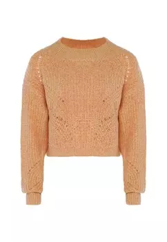 Свитер Swirly, пятнистый оранжевый