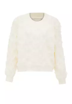 Свитер Swirly Strick, белый