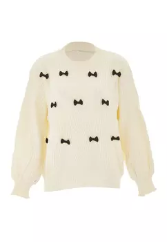 Свитер Swirly Strick, белый