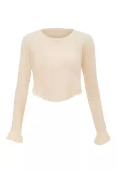 Свитер Swirly Strick, бежевый