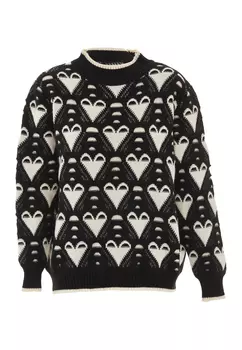 Свитер Swirly Strick, черный