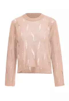 Свитер Swirly Strick, розовый