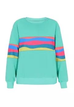 Свитер swirly Sweatshirt, зеленый