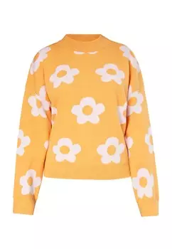 Свитер Swirly, светло-оранжевый