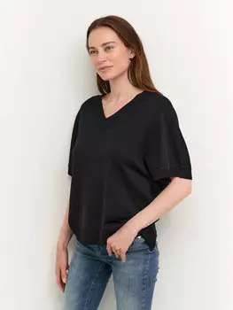 Свитер свободного кроя Culture, черный