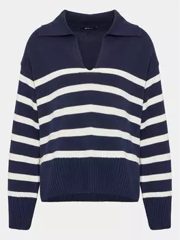 Свитер свободного кроя Gina Tricot, синий