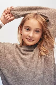 Свитер свободного кроя H&M, серый