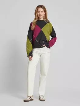 Свитер свободного кроя из смесовой шерсти «ELGIAS» Armedangels, антрацит