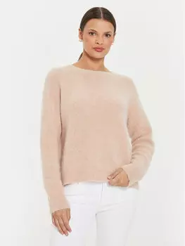 Свитер свободного кроя Kontatto, бежевый