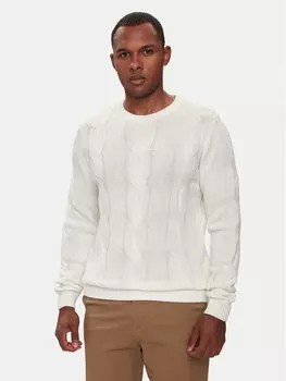 Свитер свободного кроя Lindbergh, белый