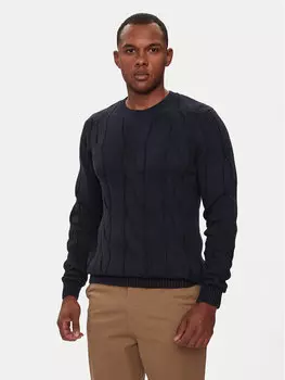 Свитер свободного кроя Lindbergh, синий