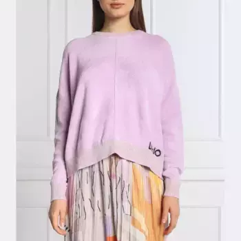 Свитер свободного кроя Liu Jo, фиолетовый