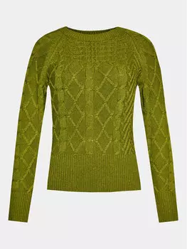 Свитер свободного кроя Sisley, зеленый