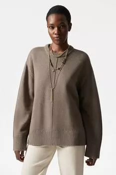 Свитер свободного покроя & Other Stories, коричневый