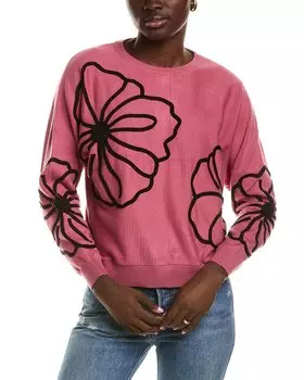 Свитер T Tahari Dolman, розовый