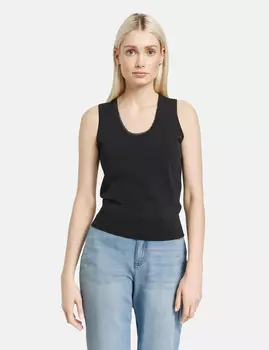 Свитер TAIFUN Strick, Shirt, Top, Body, черный