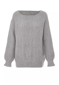 Свитер Tanuna Strick, серый