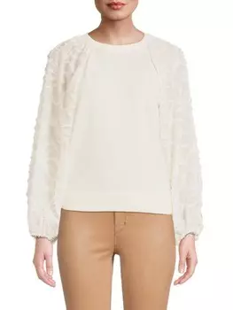 Свитер Tanya Taylor Elona из шерсти мериноса, белый