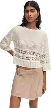 Свитер Тассито MANGO, цвет Ecru