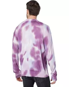 Свитер Ted Baker Wardour Spray Dyed Crew Neck, фиолетовый