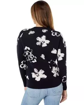 Свитер Ted Baker Wionna Jacquard Sweater, темно-синий