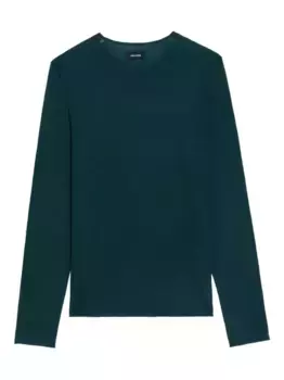 Свитер Teiss с круглым вырезом и необработанными краями Zadig&Voltaire, зеленый